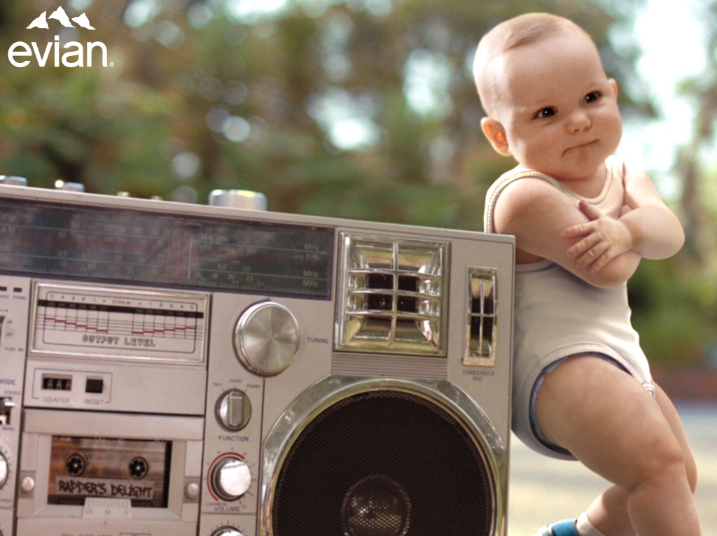 Evian baby viral video