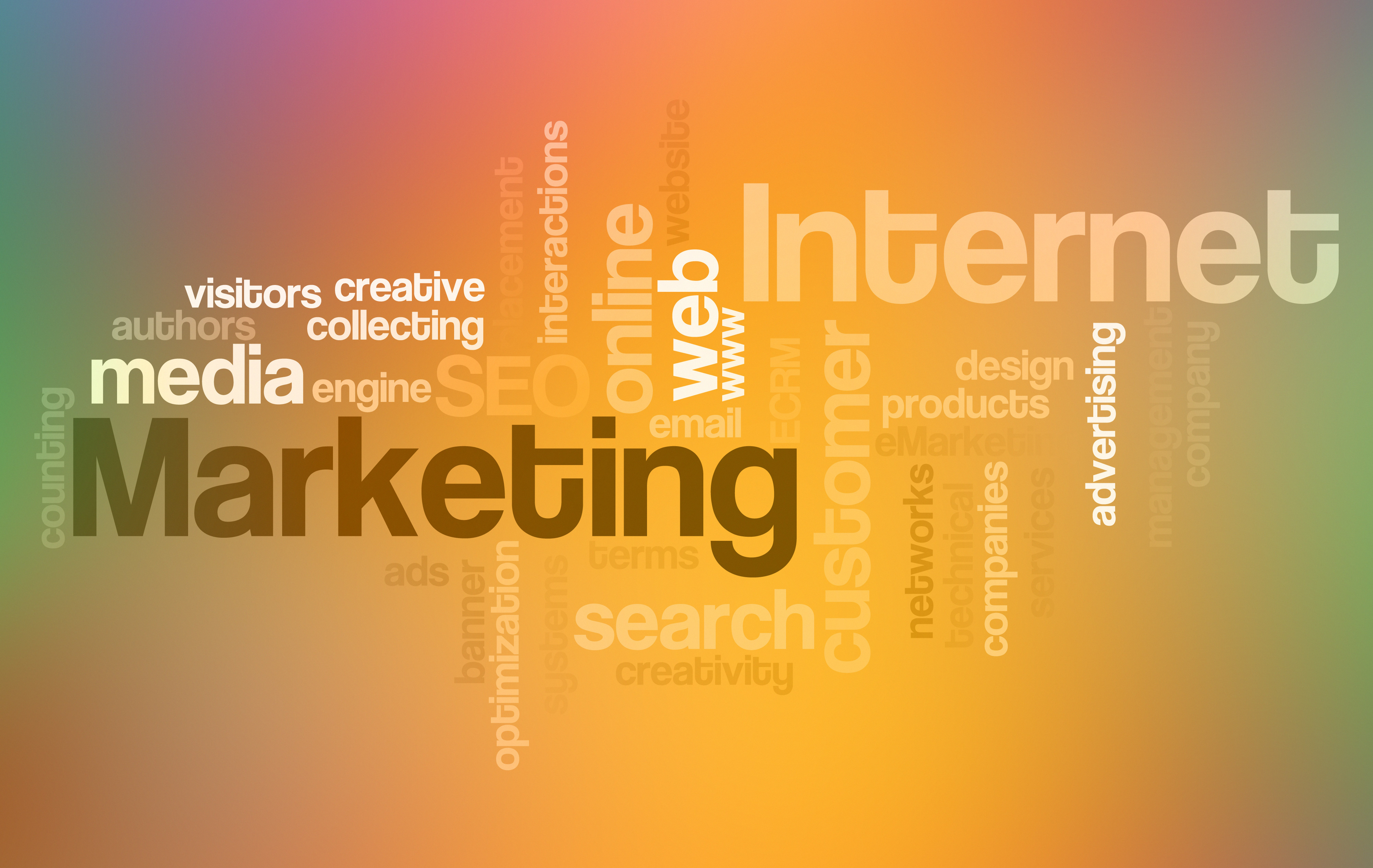 Internet and Marketing - Word Cloud