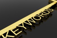 Key With Keywords Text As Symbol For SEO Or Optimization