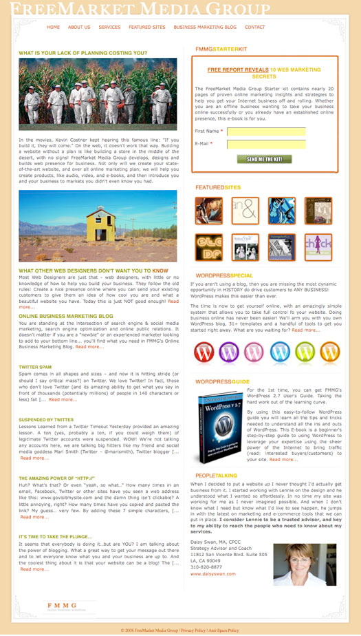 FreeMarket Media Group - Old Site FreeMarket Media Group - Old Site
