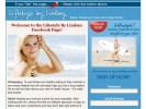 Custom Facebook Fan Page for Lifestyle by Lindsey